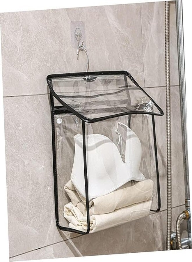 VENJA (LABEL) VENJA Clear PVC Dust Bag for Handbag - Transparent Wall Closet Organizer with Magnetic Closure, Handbag Protector Storage Pouch, Pack Of 1 - Image 1
